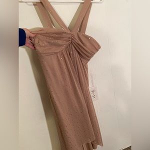 Women’s gold glitter sequin dress Size L